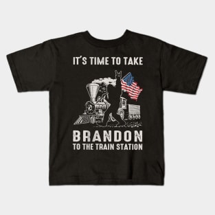 It's Time To Take Brandon Kids T-Shirt